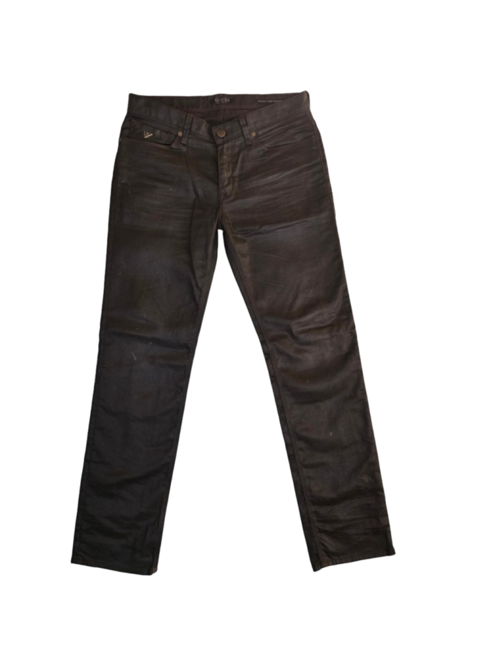 Men's Guess Lincoln Slim Straight Jeans, Black, Waist 32